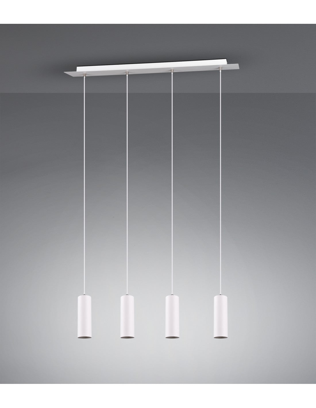 Lampe à Suspension 4 Points Lumineux GU10 Marley Blanc Trio Lighting