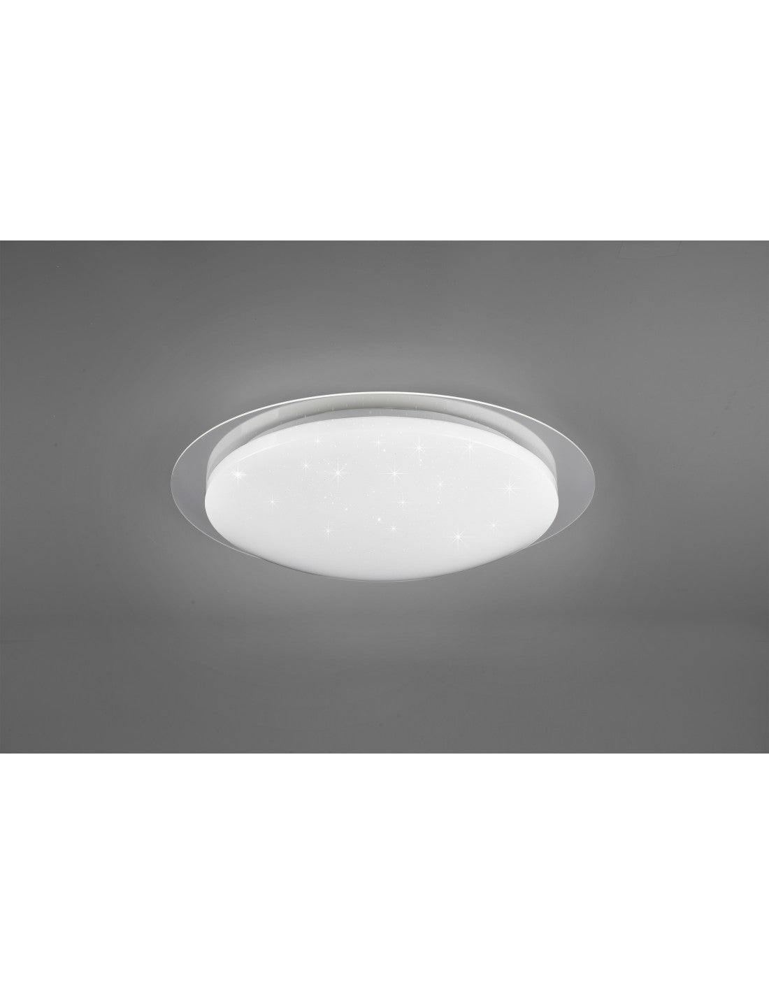 Plafonnier LED RGB Bilbo Moderne Dimmable Ø48 cm Blanc Trio Lighting