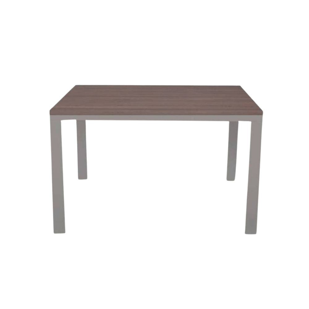 Table rectangulaire Monster 110x70 avec structure gris tourterelle et plateau mélèze gris