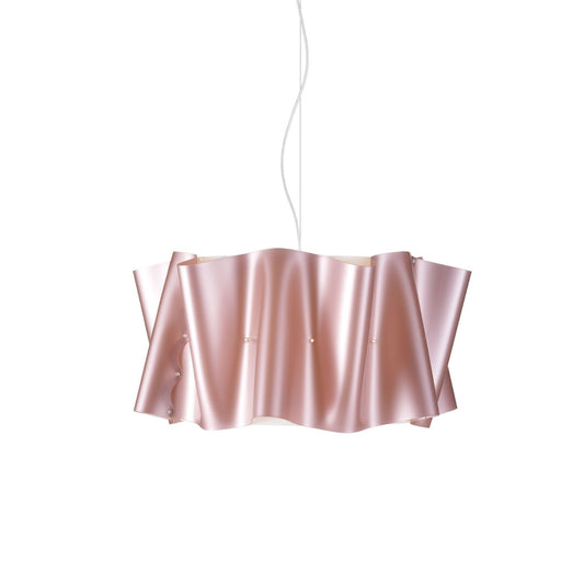 Suspension en métal rose en métal chromé Cm. 50 x 27h