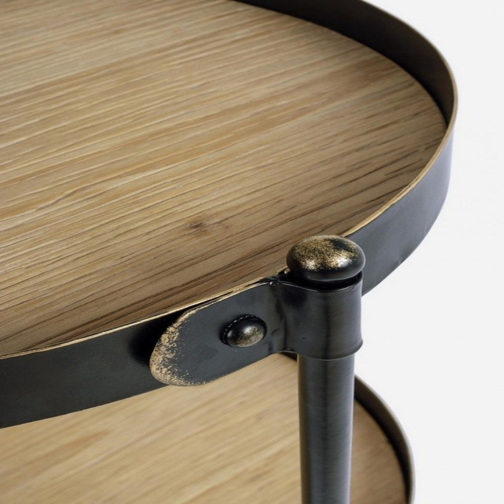 Desserte Jerrod vintage 3 étagères