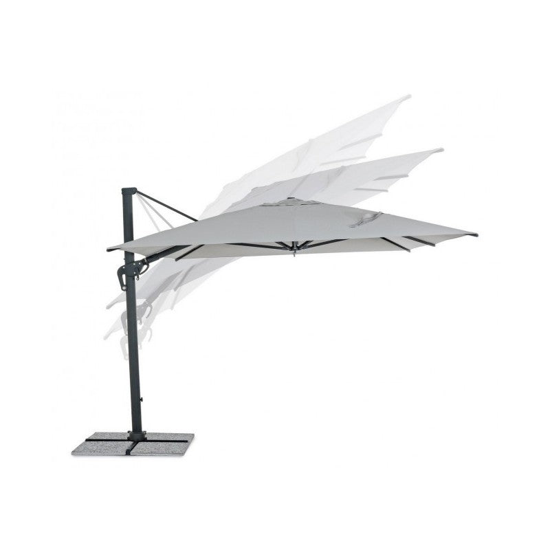 Parasol de jardin avec bras 360° INES 300x400x h265 cm