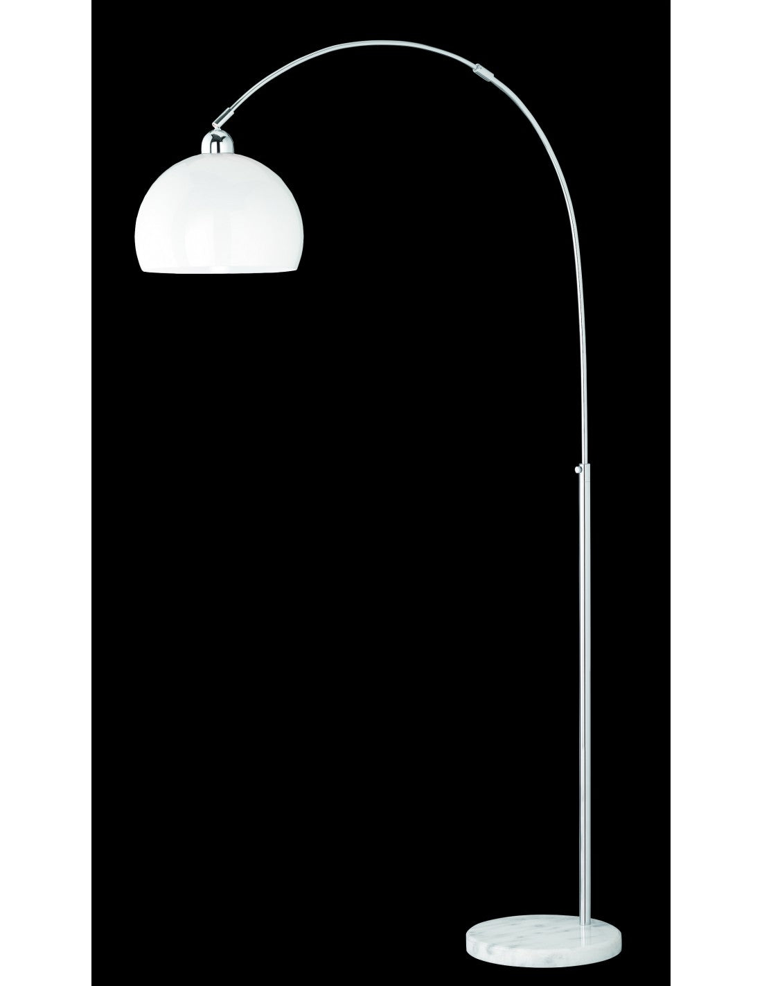 Lampadaire arqué 1xE27 Junior II Cromo Trio Lighting
