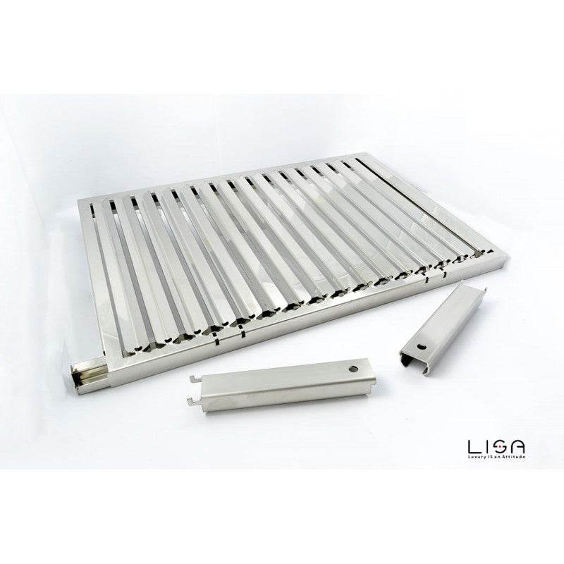 Barbecue récupérateur de graisse peu encombrant