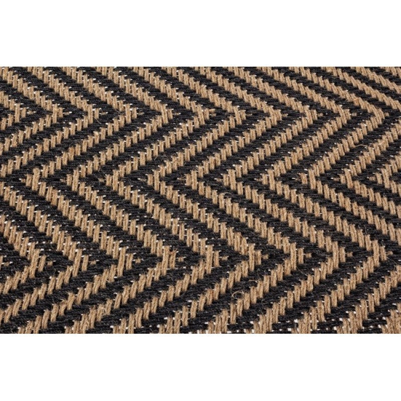 KHAT TAMIL Banquette ethnique en bois noir 176x86x h46 cm