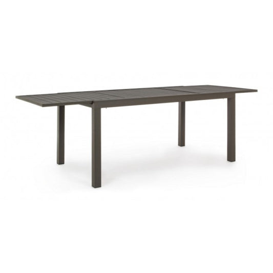 Table d'extérieur extensible en aluminium Caffè HILDE YK14 160-240x90x h75 cm