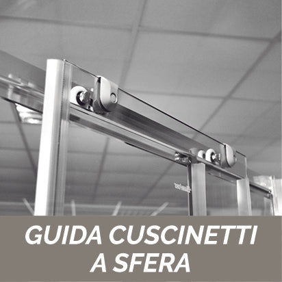 Niche de douche coulissante avec 2 portes vitrées - Ligne Essential