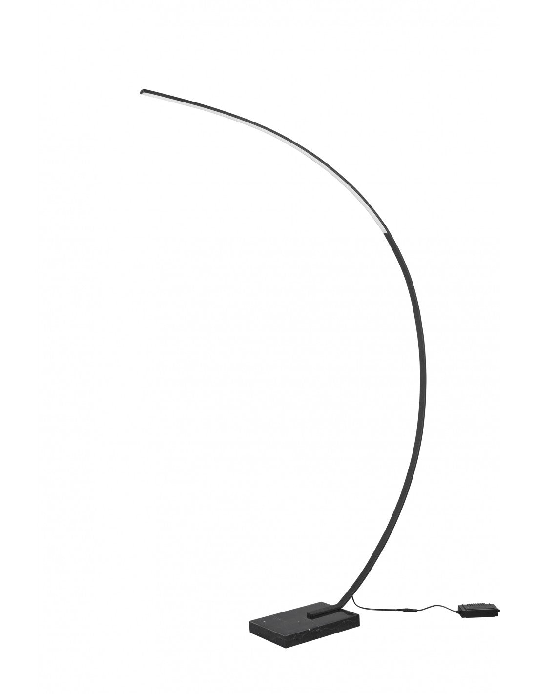 Lampadaire Arco Noir Bangkok Led Dimmer Trio Lighting