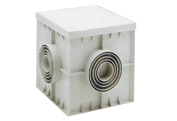 Regard monolithique en PP avec couvercle de regard 55x55 cm