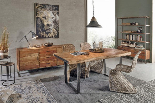 Tapis ethnique Alger en coton 140 x 200 cm