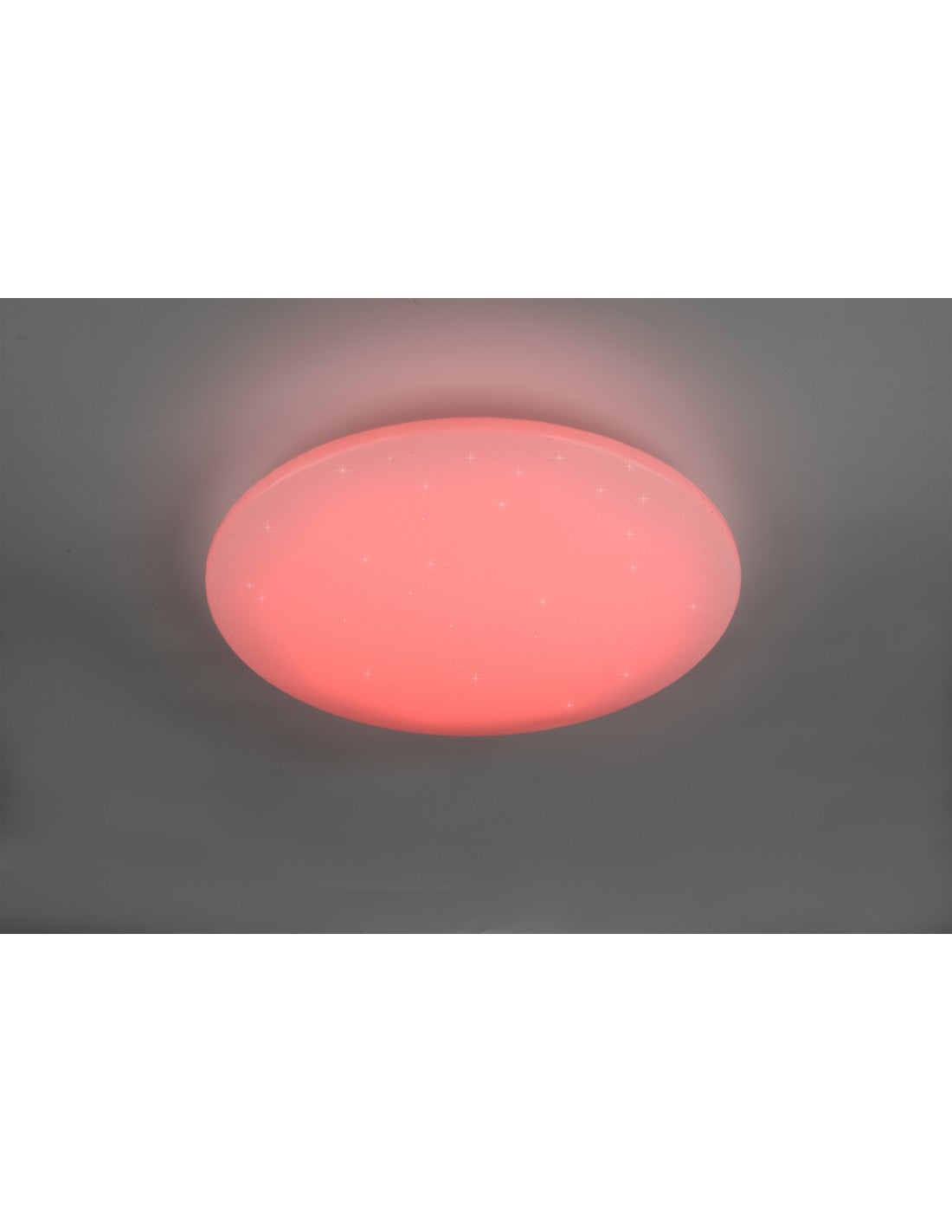 Fara Plafonnier Rond Moderne LED RGB Dimmable Blanc Ø60 cm Trio Lighting