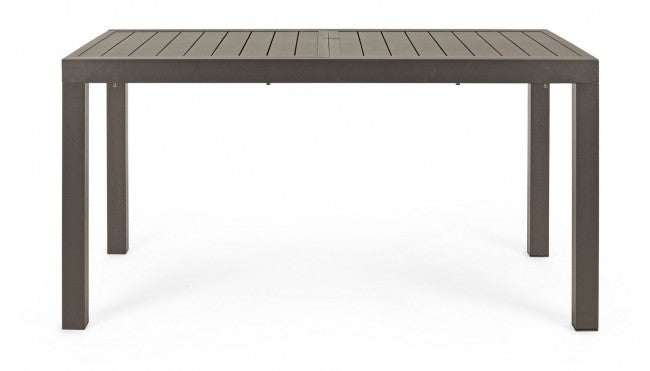 Table d'extérieur extensible en aluminium Caffè HILDE YK14 140-210x77x h75 cm