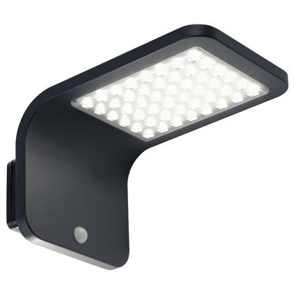 Applique murale solaire 3W LED 4000K ligne de rue noire
