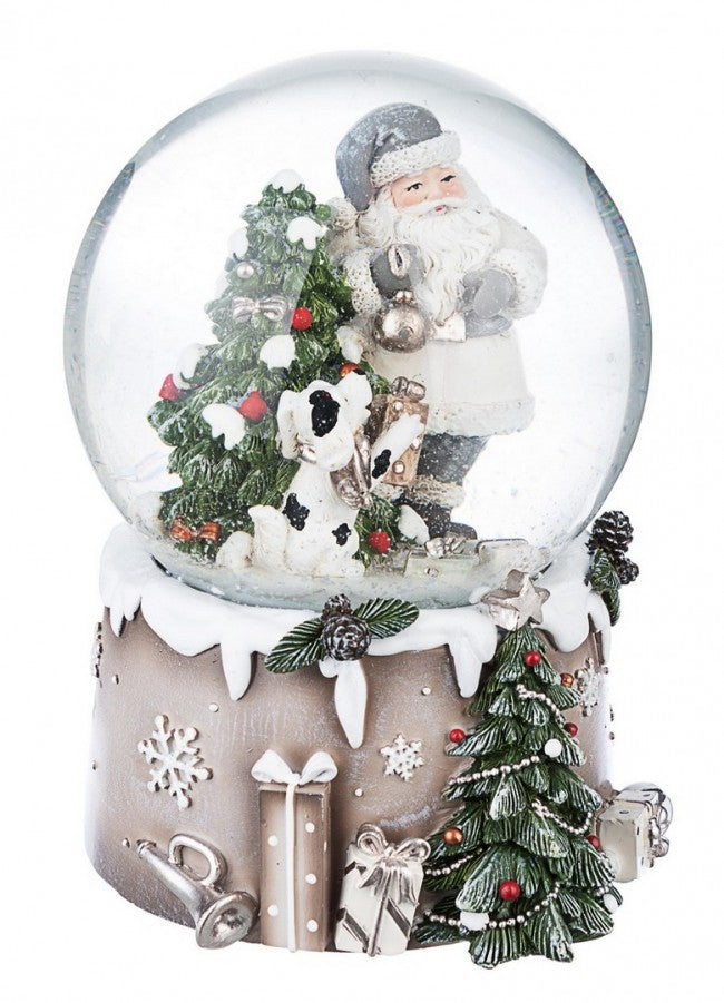 4x Boîte à musique Waterball Flock Pine