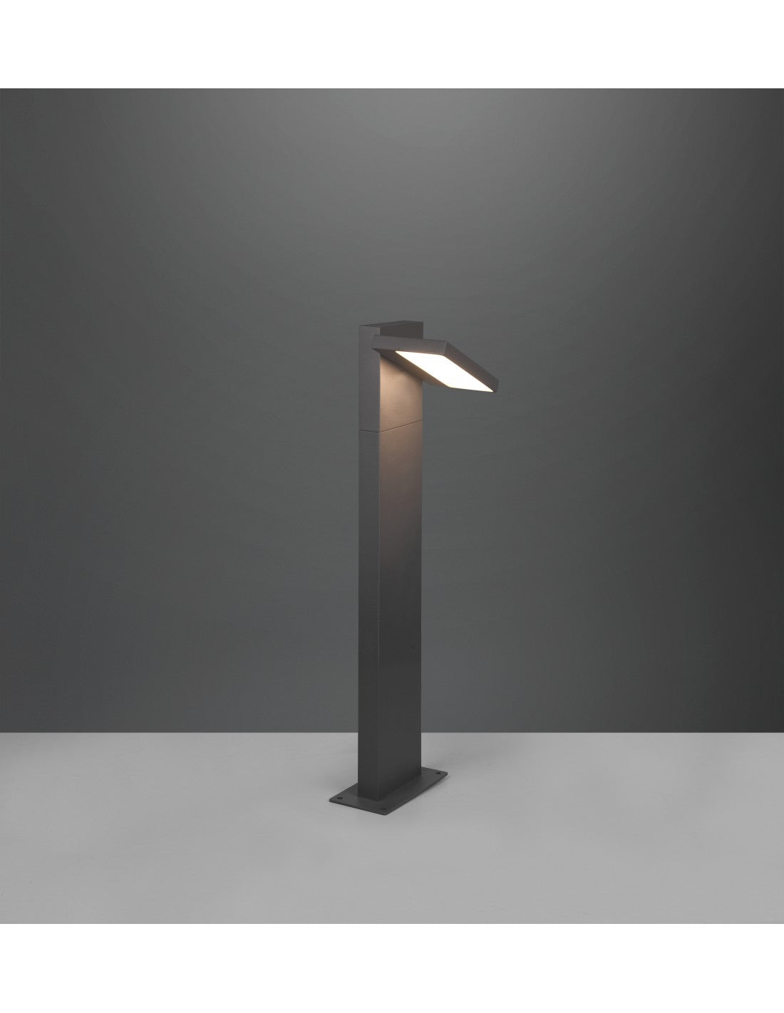 Horton IP54 Trio Lighting Borne d'extérieur à LED en aluminium anthracite