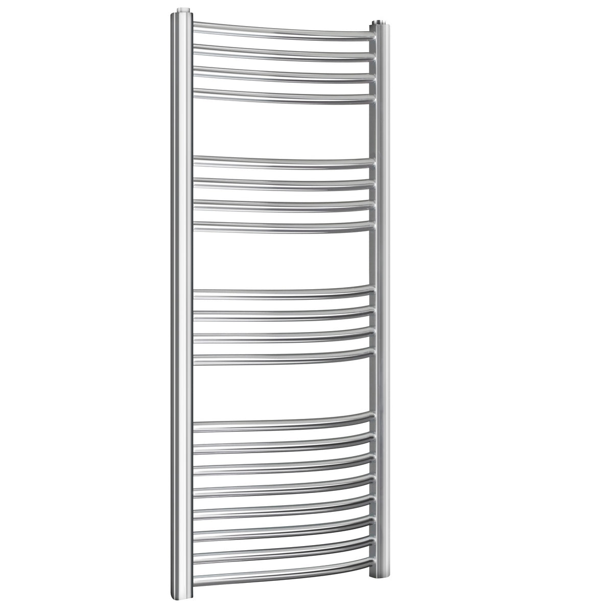 Radiateur décoratif chromé courbé 1500 H - 550 Int. 600 L
