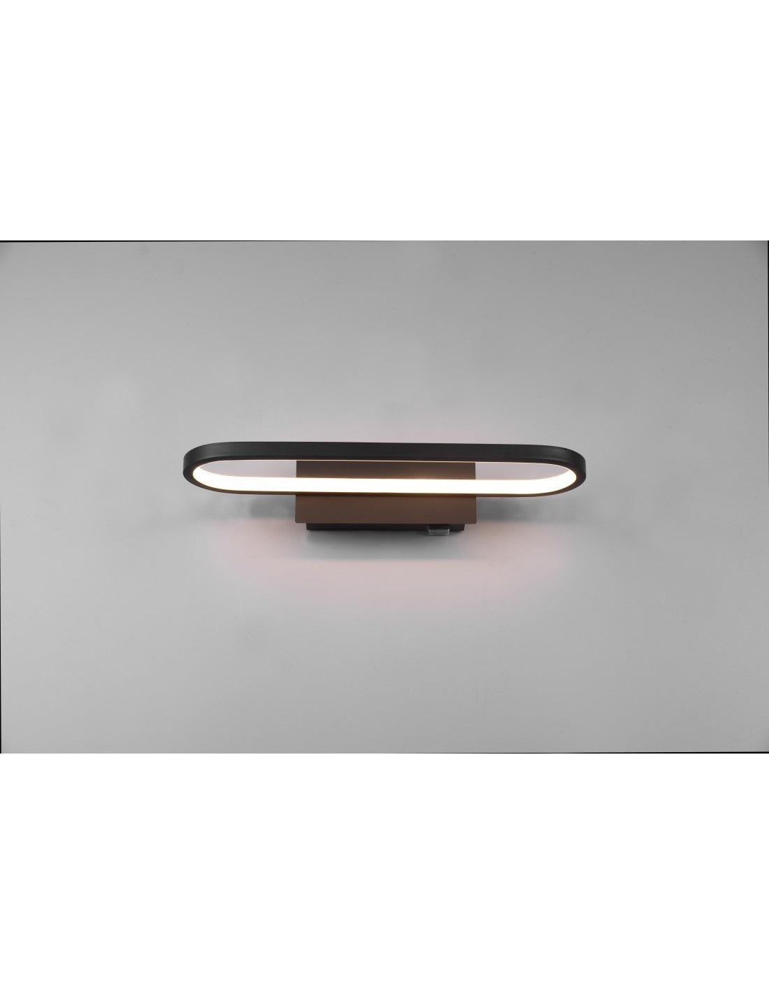 Applique Murale Salle de Bain LED Moderne Gianni Noir IP44 Trio Lighting