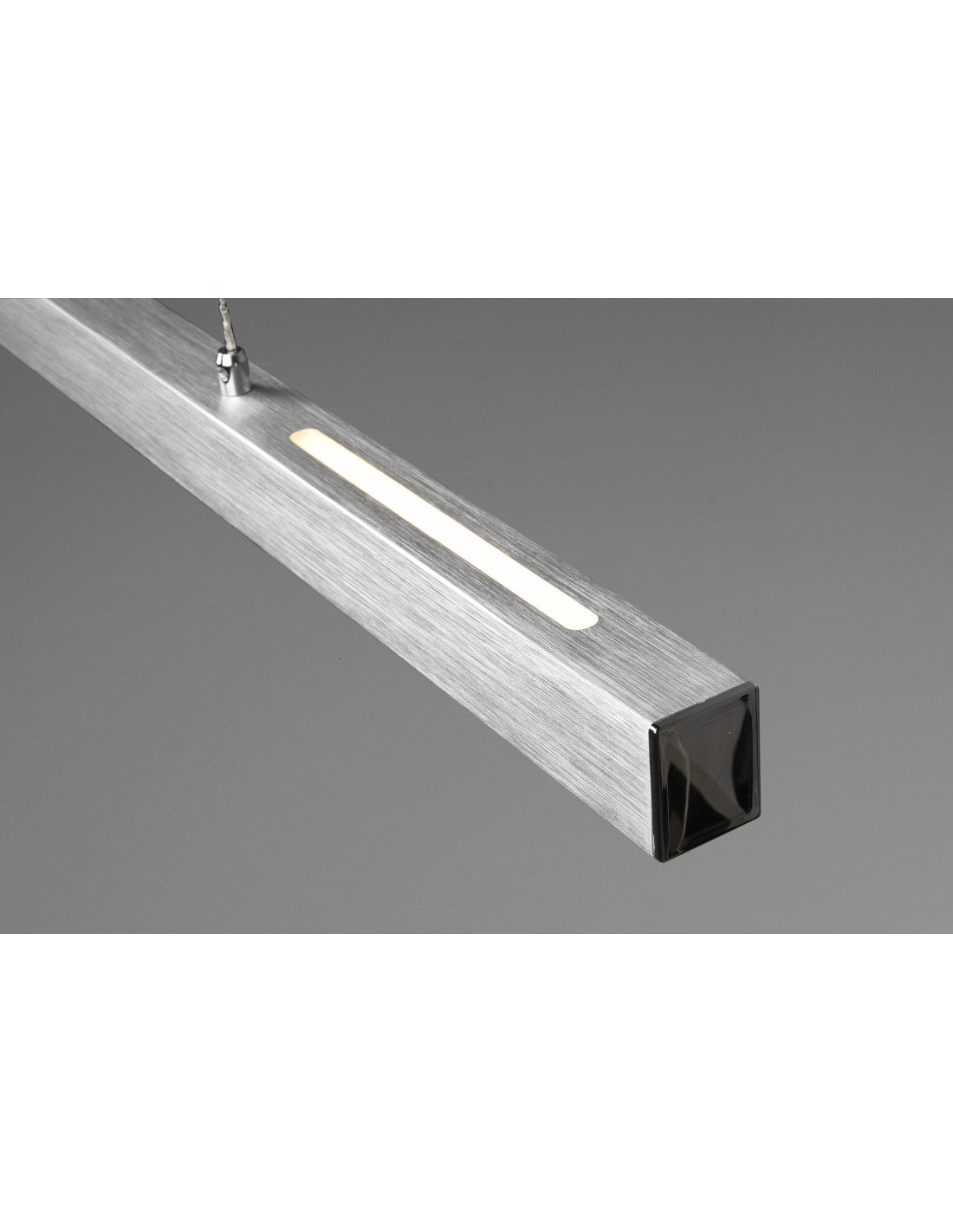 Paros Suspension Double Emission LED Dimmable Aluminium L90 cm Trio Luminaire