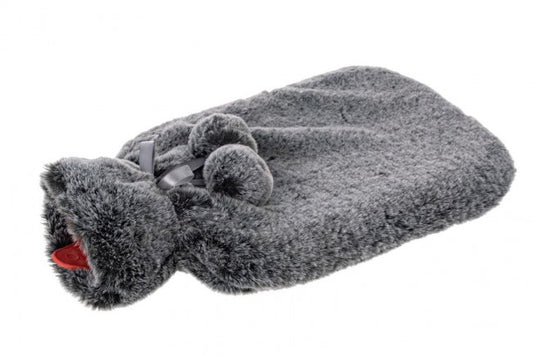 6x Bouillotte Pom Pom Anthracite 2L