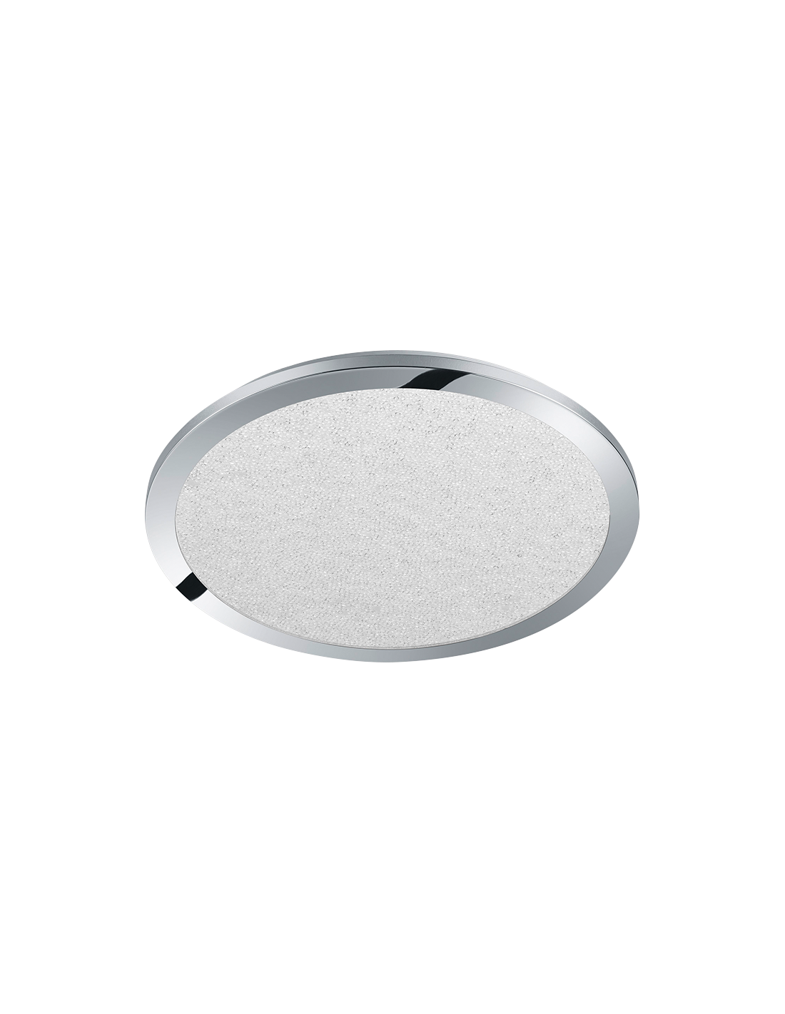 Plafonnier Rond LED Variateur 22w Cinzia Chrome IP44 Trio Lighting