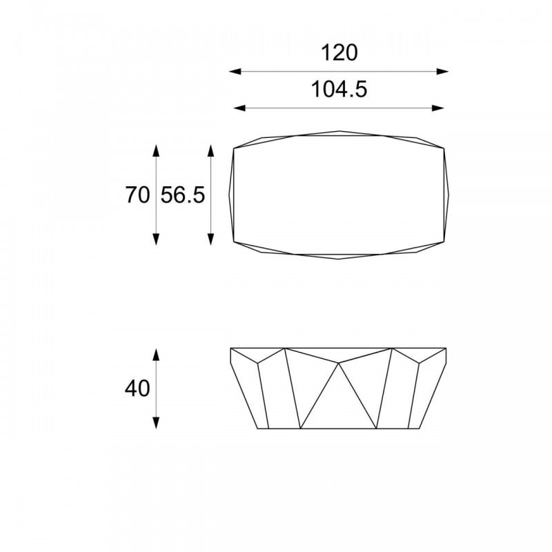 Table basse moderne en pierre fossile beige 120 x 70 xh 40 cm