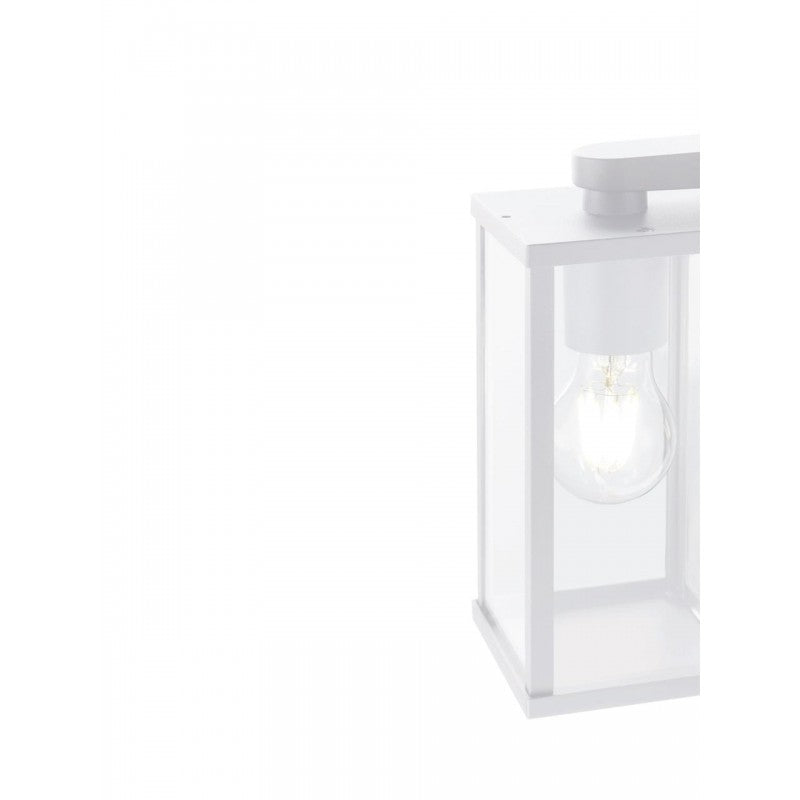 Poteau en aluminium moulé sous pression. couleur blanc gaufré 20xh.60 cm