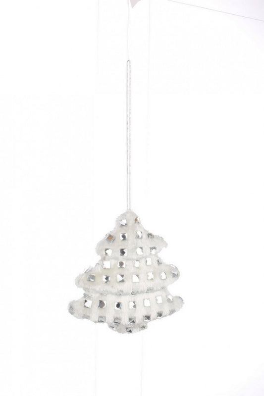 12x Pendentif Sapin Cristal S