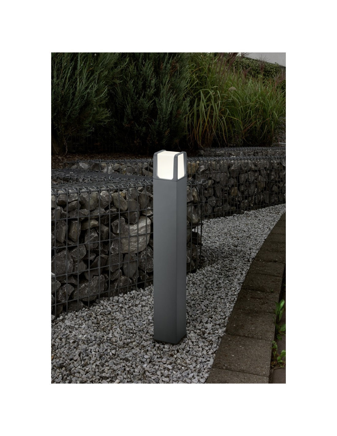 Poteau extérieur LED Ebro IP54 Anthracite H80 cm Trio Lighting
