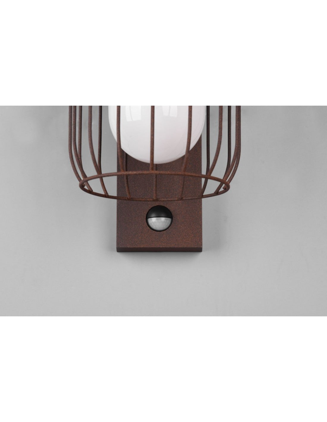 Rust Cage Applique 1xE27 Tuela IP44 Détecteur de Mouvement Trio Éclairage