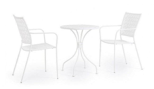 4x Chaise C-Br Lizette Blanc