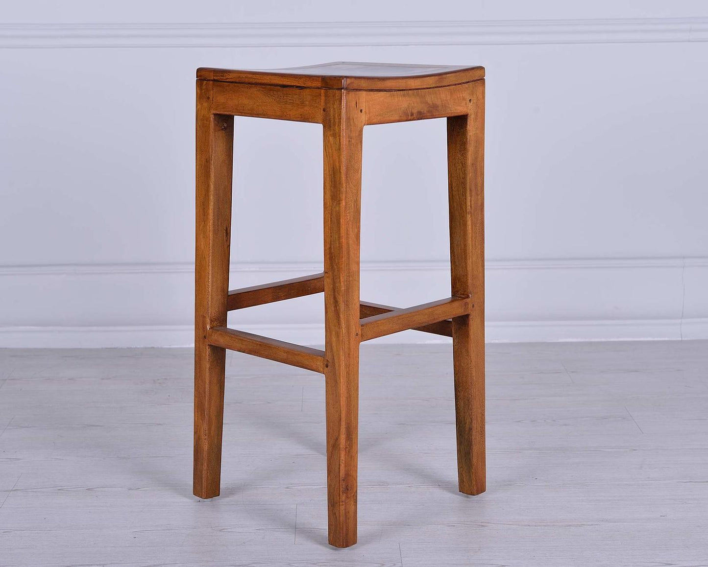 Tabouret en bois multicolore 35x35x75h cm
