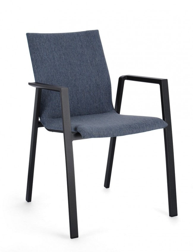 4x Chaise C-Br Odeon Antr-Denim Jx55