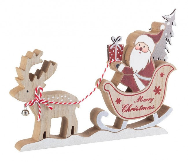 6x Décoration Bernard Père Noël C.