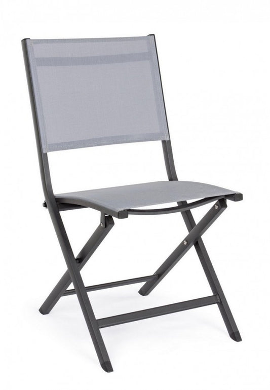 4x chaise pliante Élin Anthracite Lh32 -
