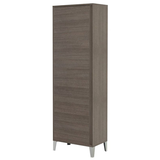 Meuble à balais en chêne foncé 60x35x h170cm