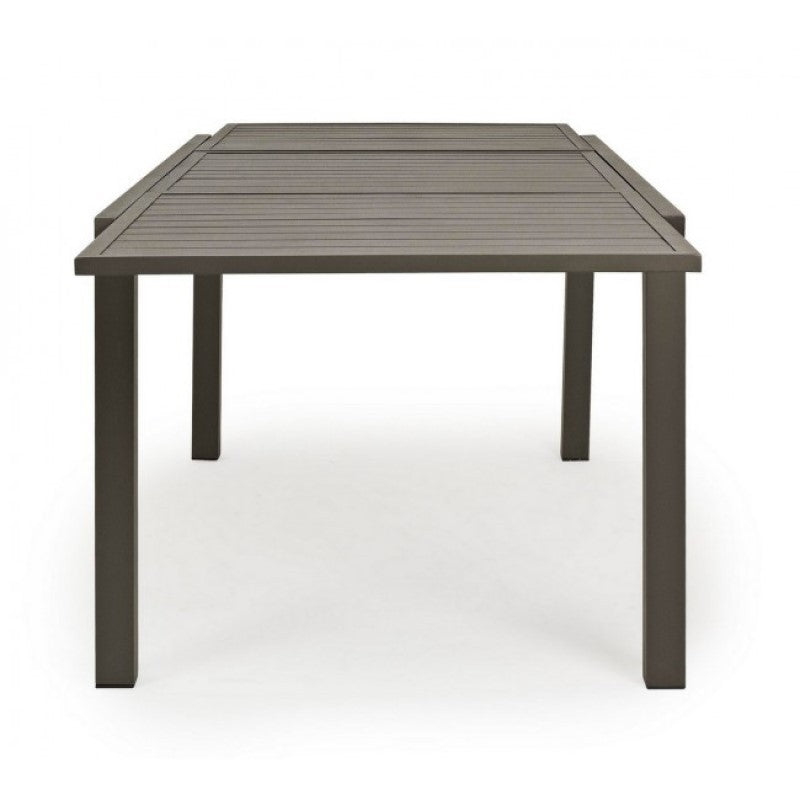 Table d'extérieur extensible en aluminium Caffè HILDE YK14 160-240x90x h75 cm