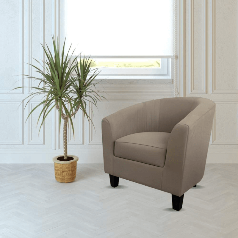 Fauteuil Halong tissu beige