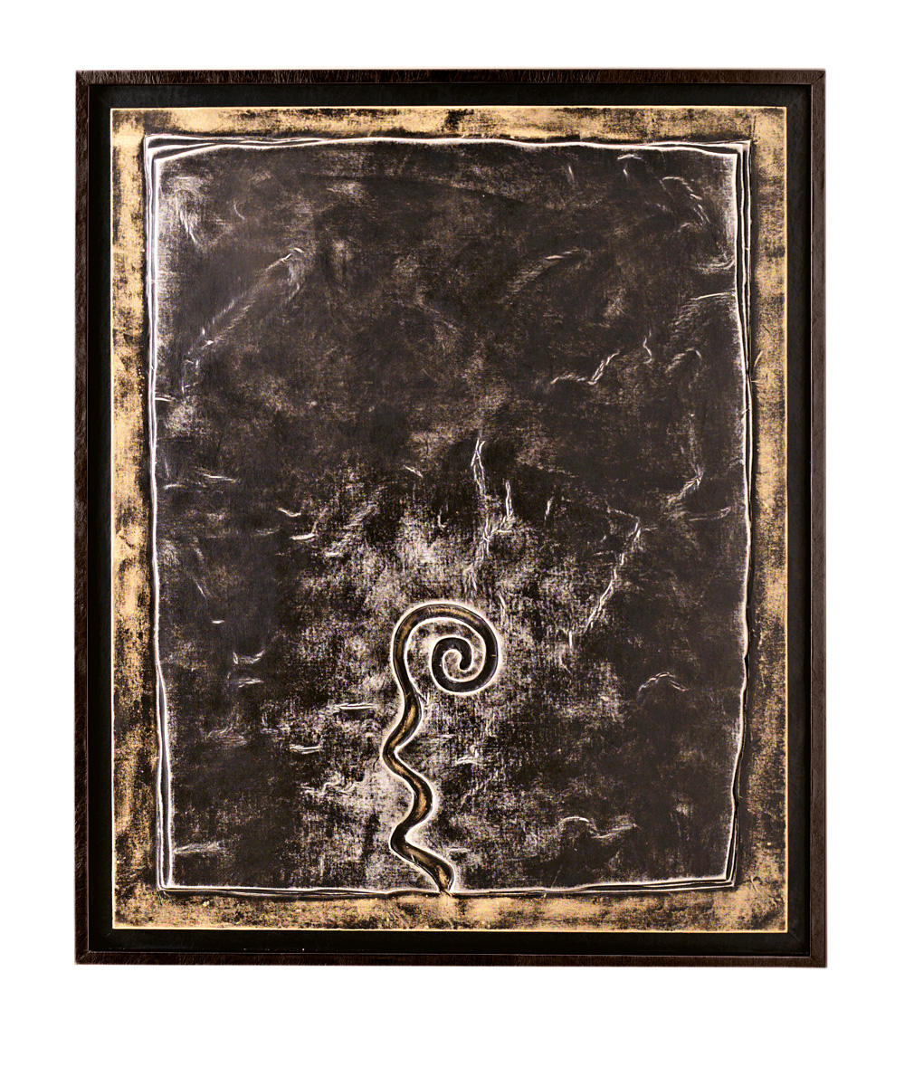 Huile sur toile multicolore et châssis bois 100x120 cm