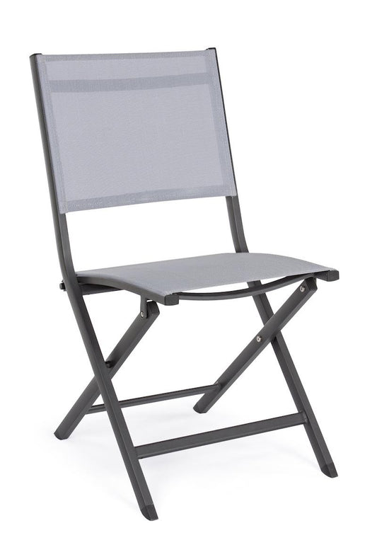 Chaise pliante Elin Anthracite-Gris