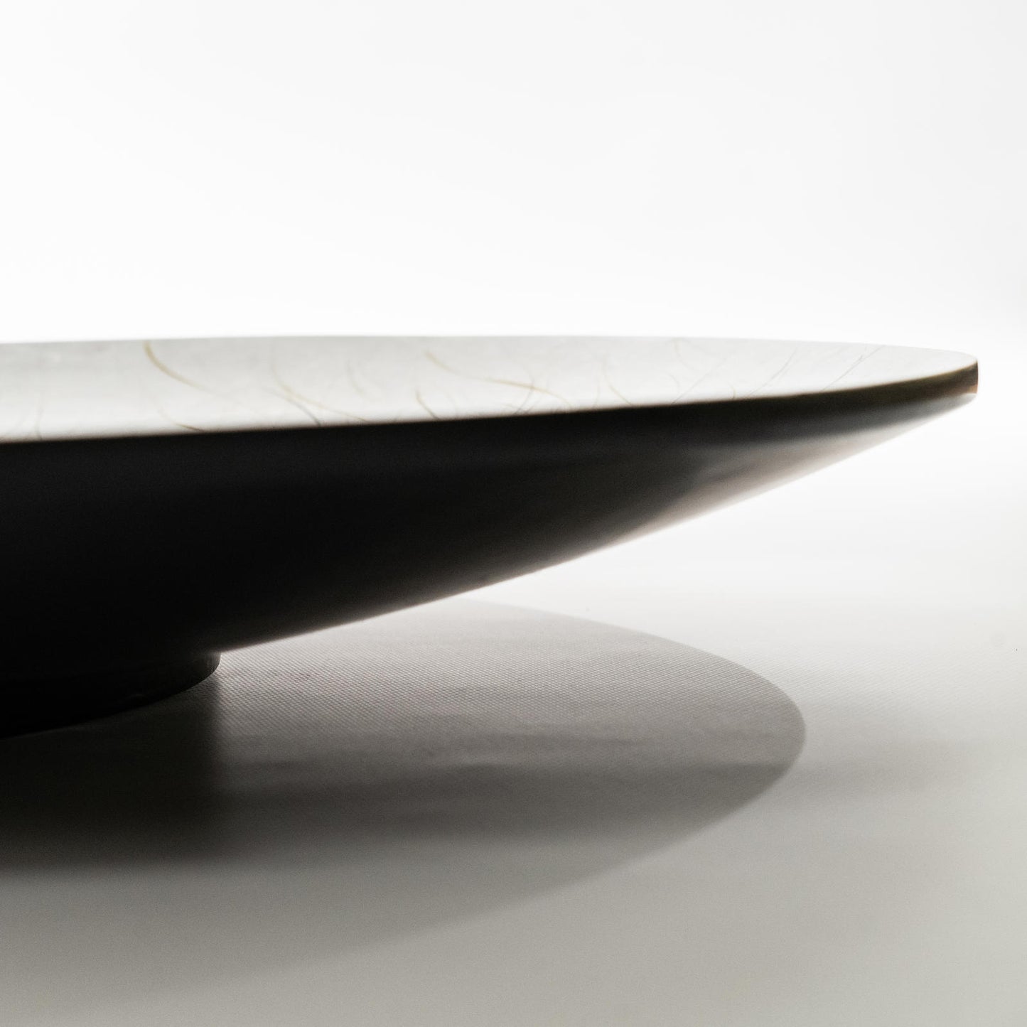 Assiette décorative blanche 65x65x1 cm