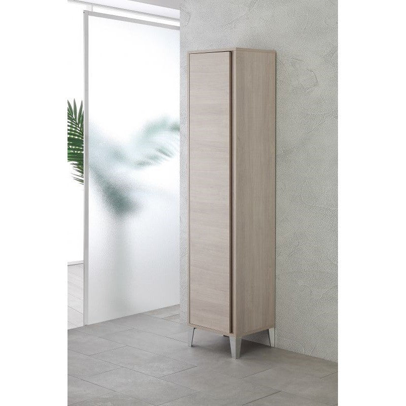 Meuble à balais en chêne clair 45x35x h170cm