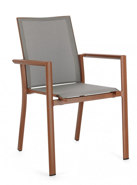 4x Chaise C-Br Konnor en terre cuite