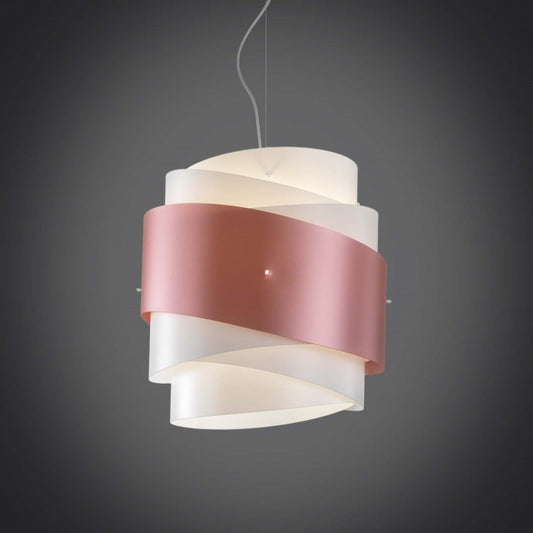 Lustre suspendu BEA une lumière Rose diamètre 40x h39 cm
