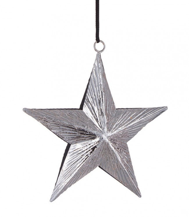 6x Pendentif Étoile Argent Komal 15X15H