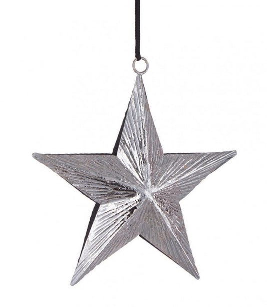 6x Pendentif Étoile Argent Komal 15X15H