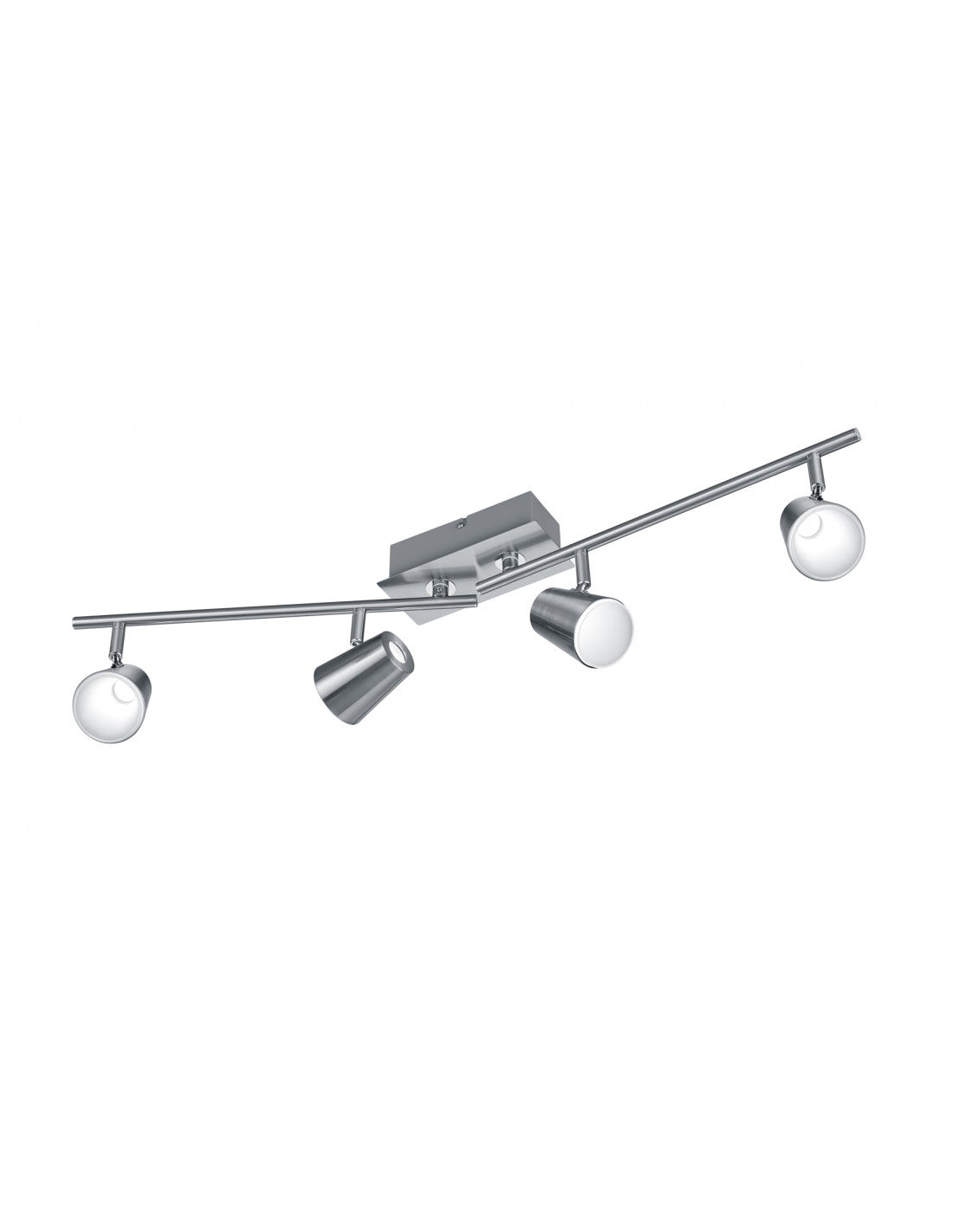 Spot Plafond Orientable 4 Lumières Narcos Nichel Trio Lighting