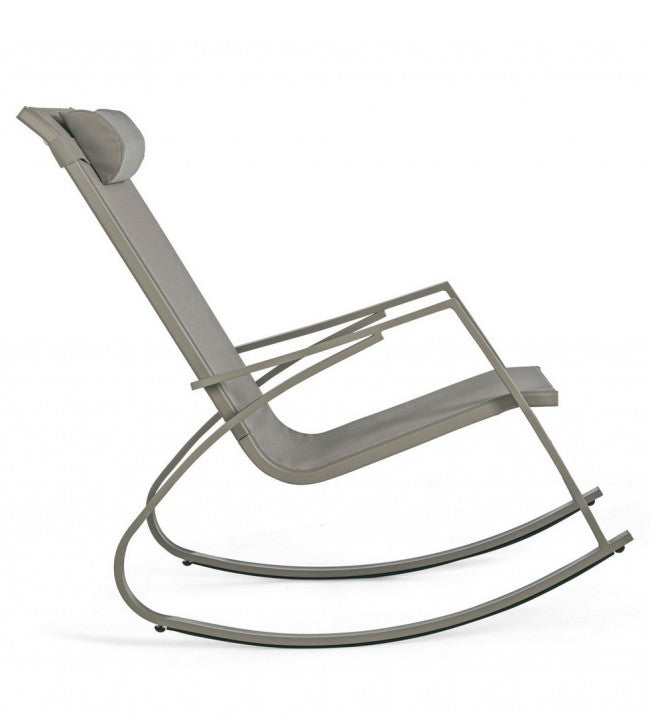 Fauteuil de jardin à bascule Bizzotto Tortora