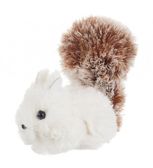 8x Écureuil Félix Assis Blanc