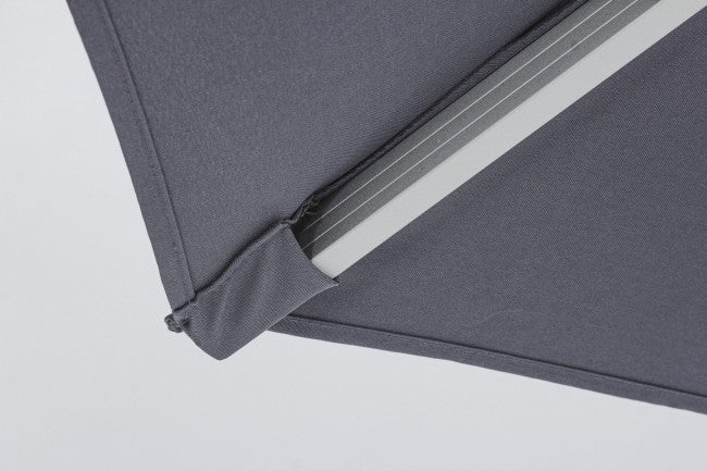 Parasol de jardin gris Vienna 2,5 m