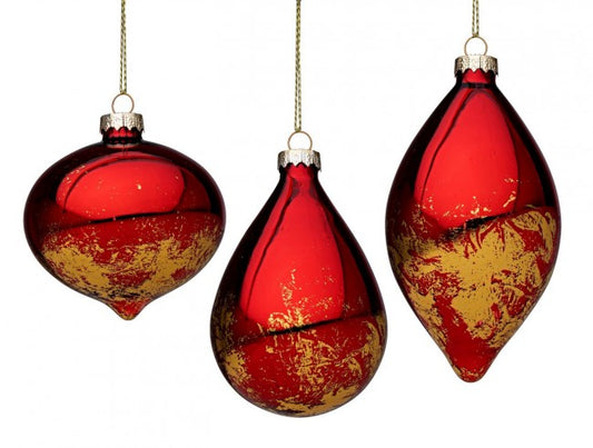 12x Pendaglio Vt Brush Rosso